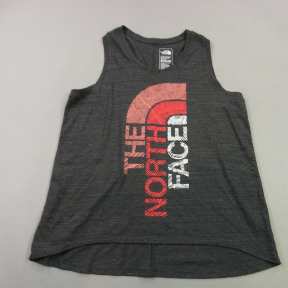 The north face women’s size S classic fit racer back tank‎ top with front logo